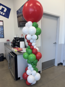 Bubble Spiral Balloon Columns