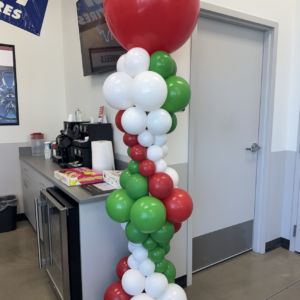 Bubble Spiral Balloon Columns