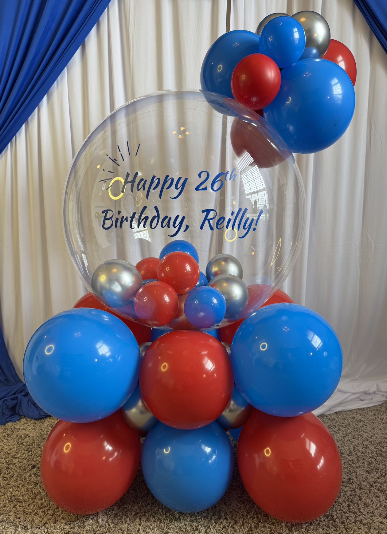 26th birthday balloons for springfield, mo event