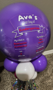 Back to School Balloon Wand