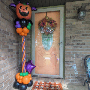 Halloween Balloon Columns