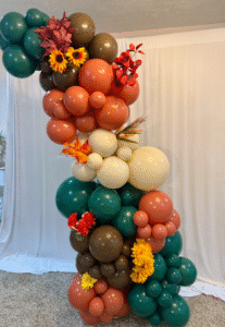 Freestanding Organic Balloon Garland