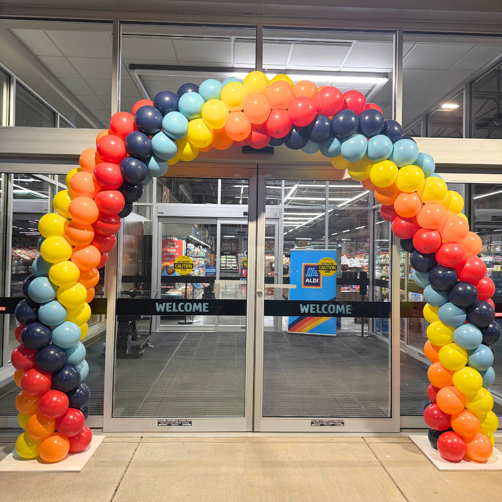 Spiral Balloon Arch