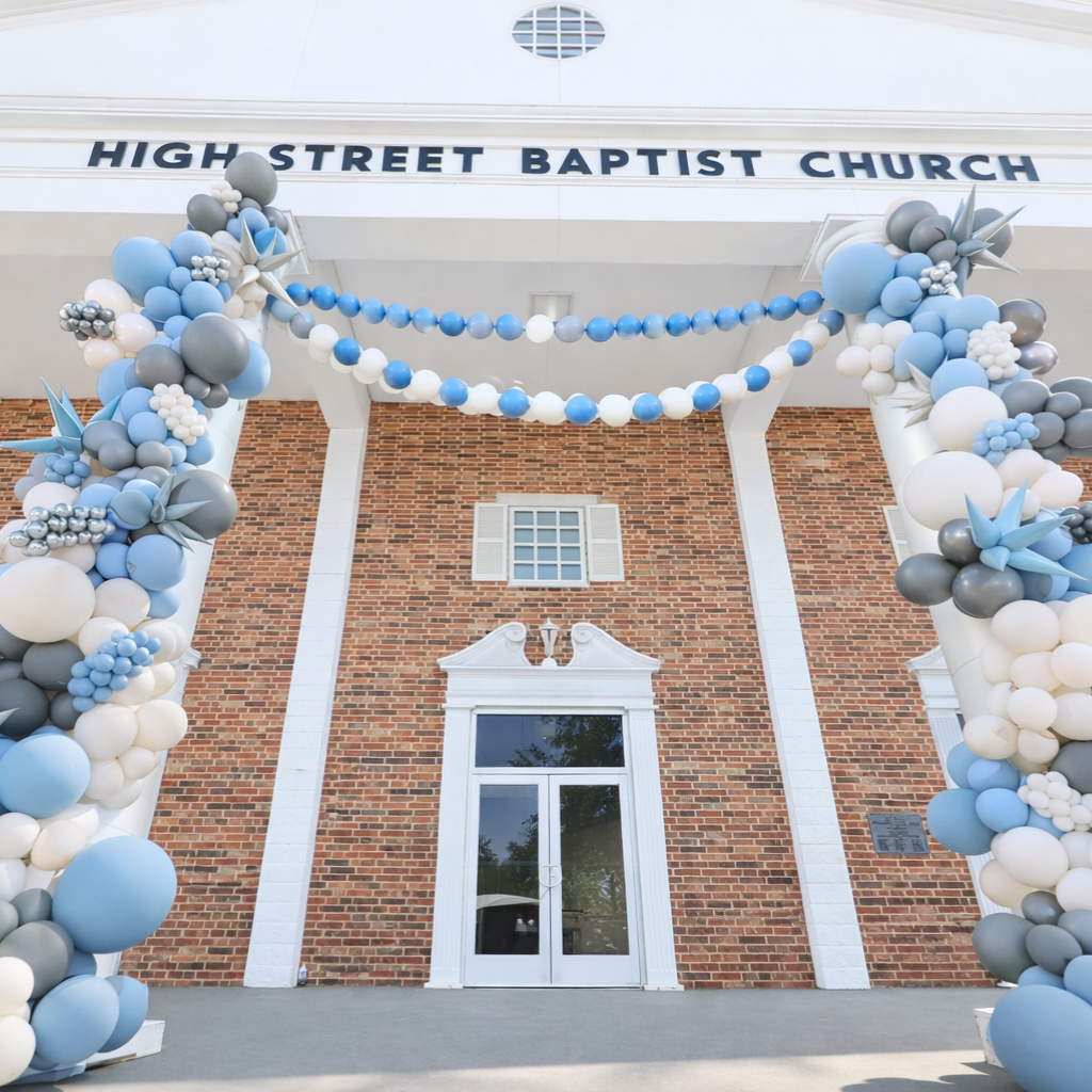 Large Outdoor Balloon Garlands